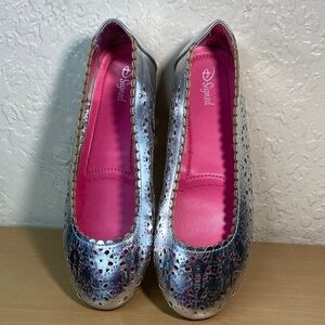 Disney Silver Cutout Flats for Women